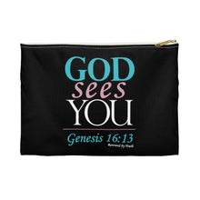 Load image into Gallery viewer, God Sees You Accessory Pouch
